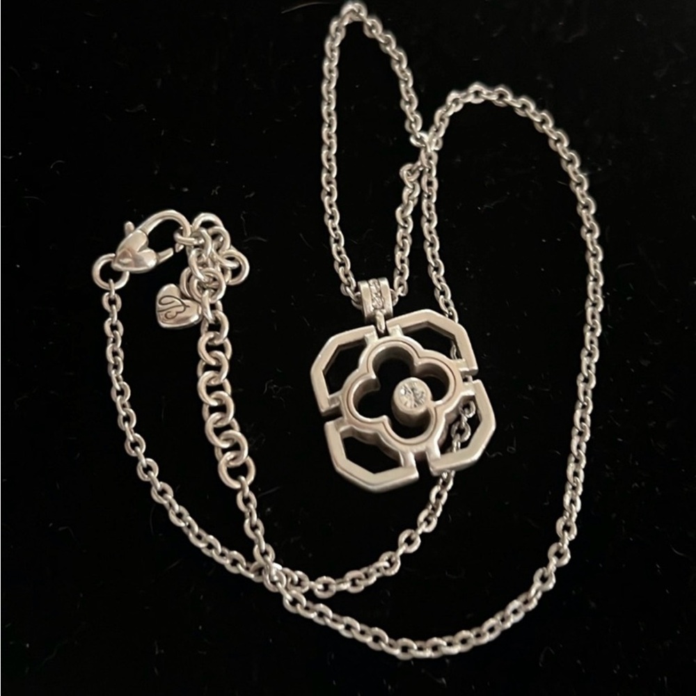 Brighton Crystal Square Necklace